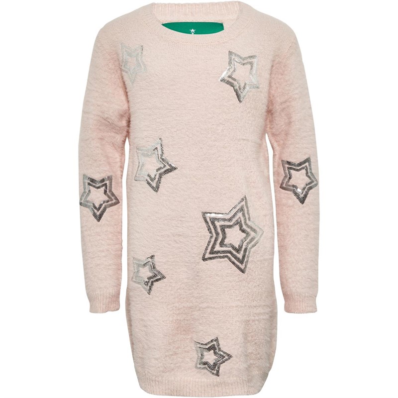 Threadgirls Pull de Noël Star Fille Rose
