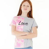 Threadgirls Junior Lacey T-Shirt Grey Marl