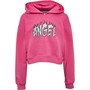 Threadgirls Girls St Lucia Fleece Cropped Hoodie Pink