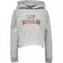 Threadgirls Girls Botswana Cropped Hoodie Grey Marl