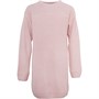 Threadgirls Girls Crew Neck Knitted Dress Pink