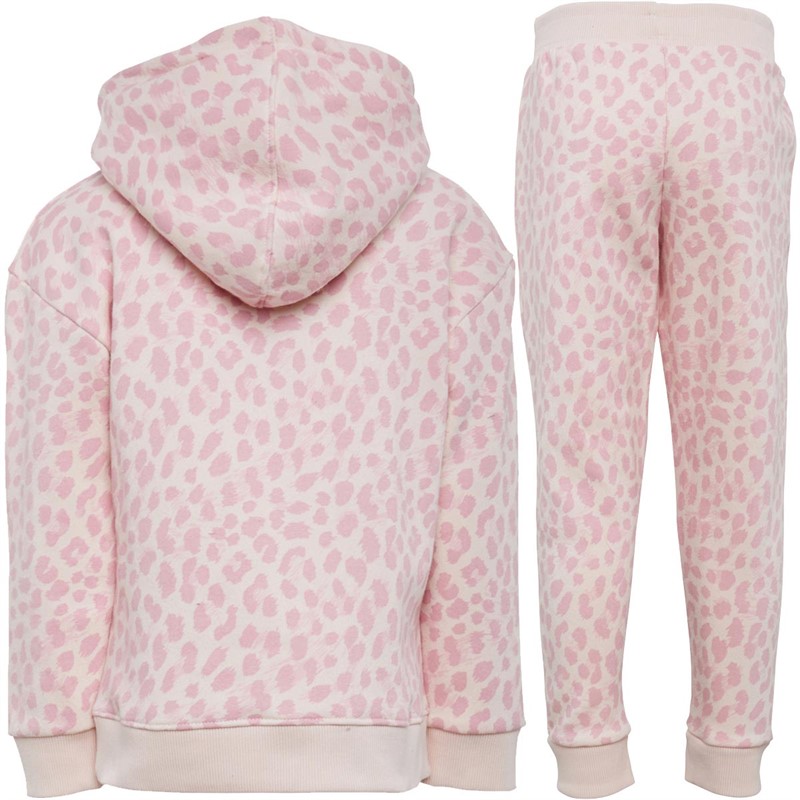 Threadgirls Girls Dachshund Fleece Set Pink