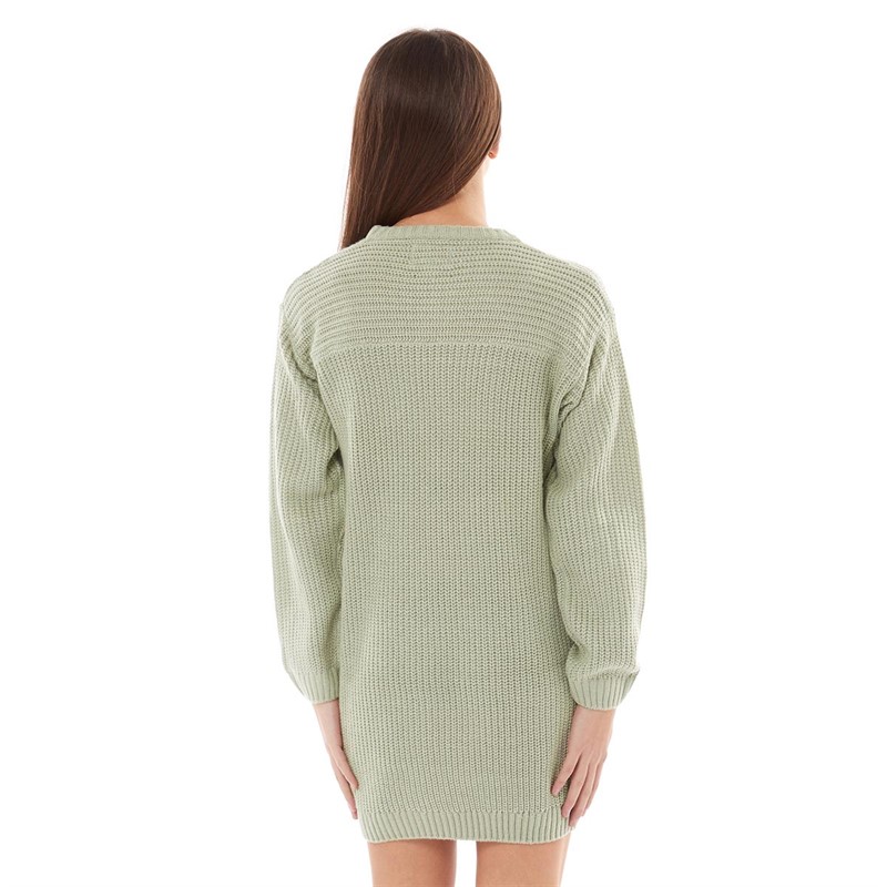 Threadgirls Girls Sprint Knitted Dress Sage