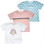Threadgirls Girls Three Pack T-Shirts White/Blue/ Pink