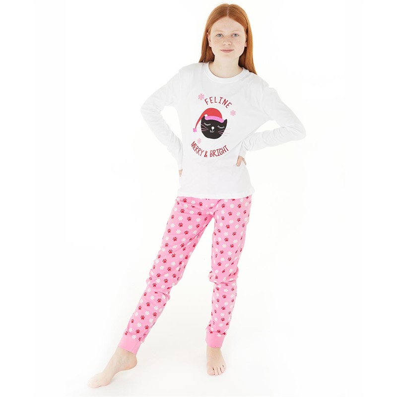 Threadgirls Girls Magic Pyjamas White