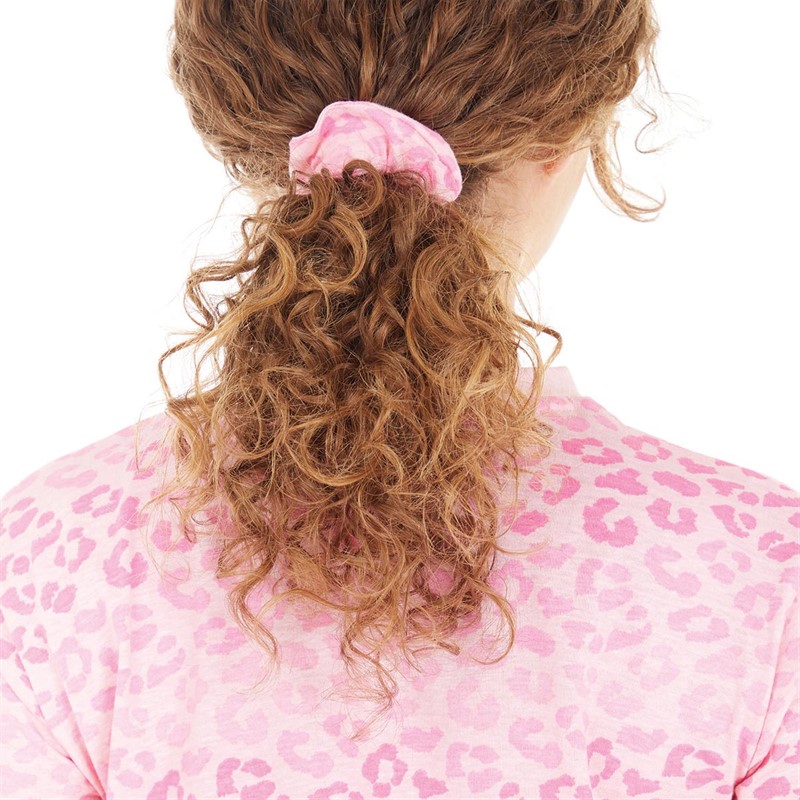 Threadgirls Girls Tatton Pyjama And Scrunchie Set Pink