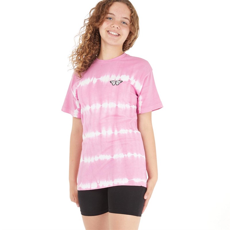 Threadgirls Girls Jasmin T-Shirt And Shorts Set Pink