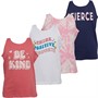 Threadgirls Girls Four Pack Tank Tops Multi