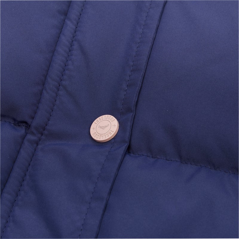 Threadgirls Girls Shell Longline Puffer Jacket Navy