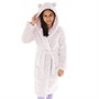 Threadgirls Girls Teddy Plush Teddy Bear Ear Dressing Gown Pink