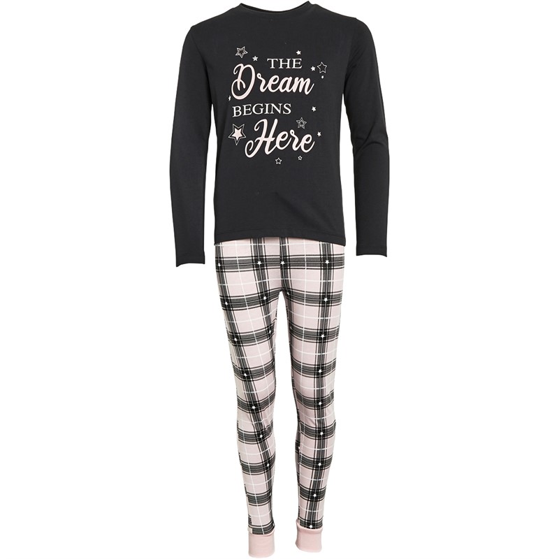 Threadgirls Girls Moon Loungewear Set Black
