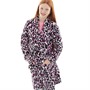 Threadgirls Girls Leopard Dressing Gown Multi
