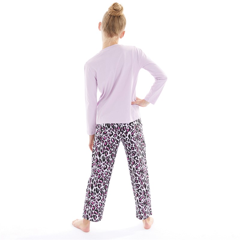 Threadgirls Girls Girl Boss Pyjama Set Orchid Bloom