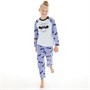 Threadgirls Girls Halloween Too Cute To Spook Pyjama Set Lavender