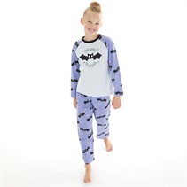 Threadgirls Girls Too Cute To Spook Pyjama Set Lavender