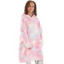 Threadgirls Sweat à Capuche surdimensionné Molly Fille rose multicolore