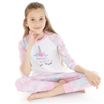 Threadgirls Girls Sleep Tight Pyjama Set Pink Multi