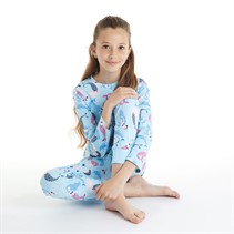 Threadgirls Girls Mermaid Pyjama Set Blue