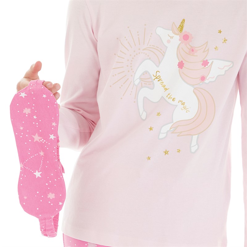 Ensemble Vêtements Pour Poupée 17 Cm - Pyjama Rose Avec Masque De Nuit - Accessoire En Tissu Doux