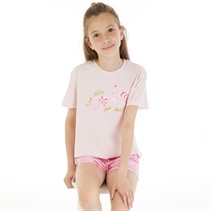 Threadgirls Girls Sea Shells Pyjama Set Pink