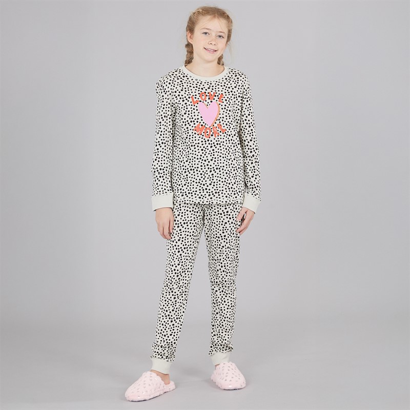 Threadgirls Mädchen Aurora Nachtwäsche Set Ecru