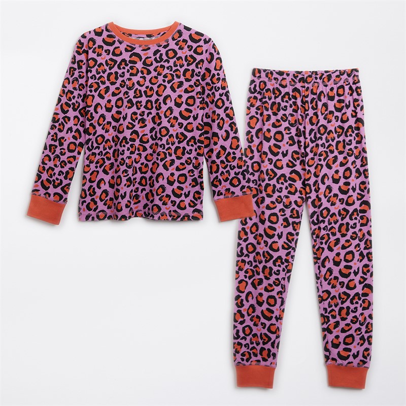 Threadgirls Mädchen Hardenport Nachtwäsche Set Lila