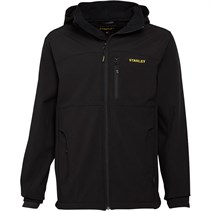 Stanley Workwear Andes Softshell Black Full-Zip Jacket