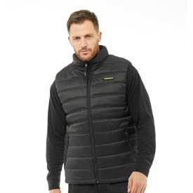 Stanley Workwear Heren Seattle Bodywarmer Zwart stanley workwear kopen in de aanbieding