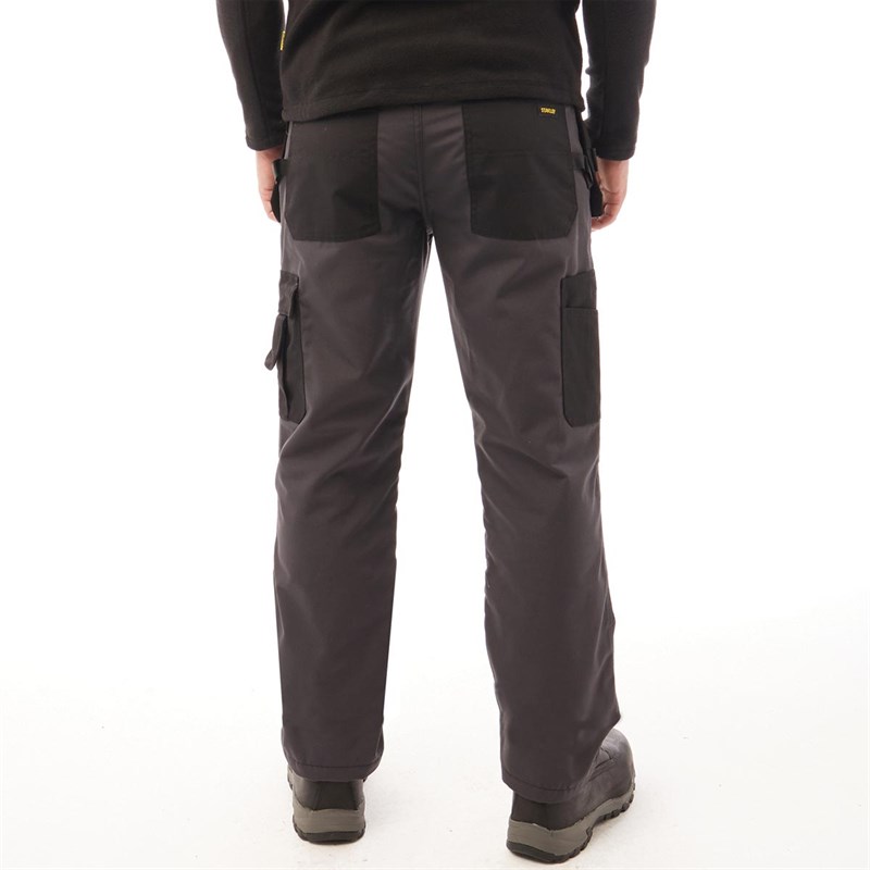 mens cargo trousers dark grey