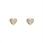 Ted Baker Dames Nano Heart Stud Earrings Sieraden Goud