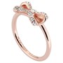 Ted Baker Damer Casssra Crystal Petite Bow Ring M/L Smykker Rosaguldfarvet