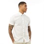 Ted Baker Chemise à Manches Courtes Wallabi Oxford Homme Blanc