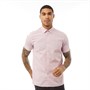 Ted Baker Mens Rakono Short Sleeve Rectangle Geo Shirt Pink