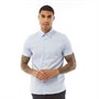 Ted Baker Mens Wallao Short Sleeve Oxford Shirt Blue
