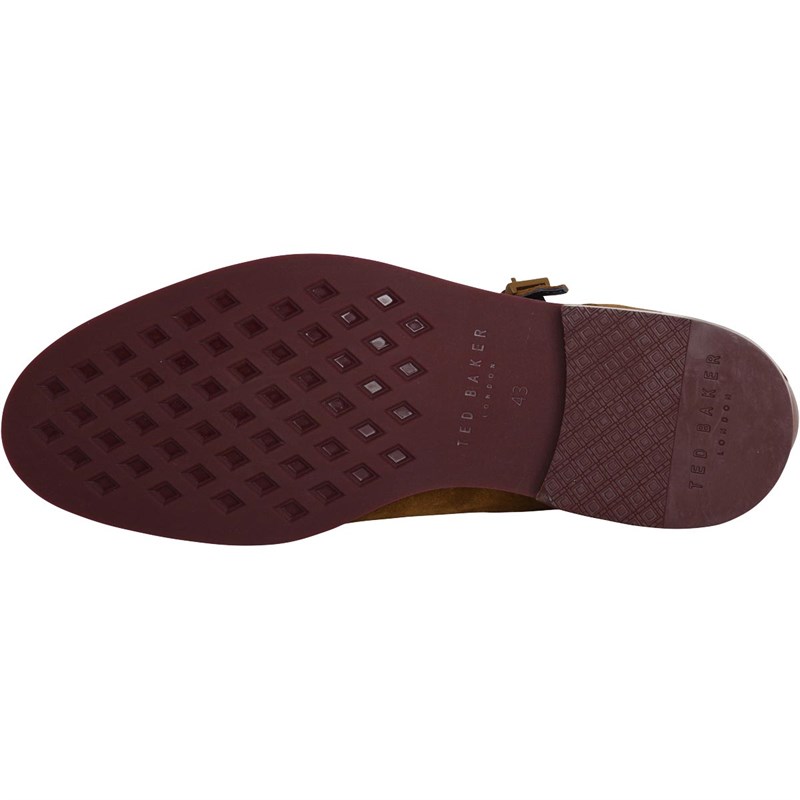 Ted Baker Bottes Clinnte Double Buckle Monk Homme Marron