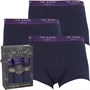 Ted Baker Mens Three Pack Cotton Trunks Sky Captain