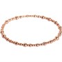 Ted Baker Womens Belmara Crystal Bubble Bangle Rose Gold Tone/Clear Crystal