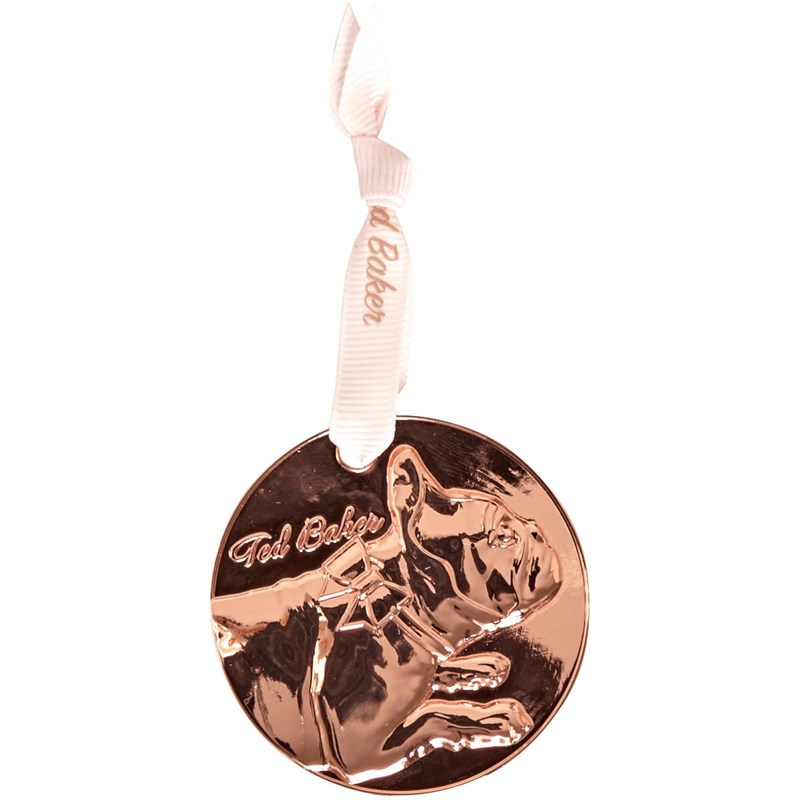 Ted Baker Womens Dog Hanging Xmas Charm Rosegold