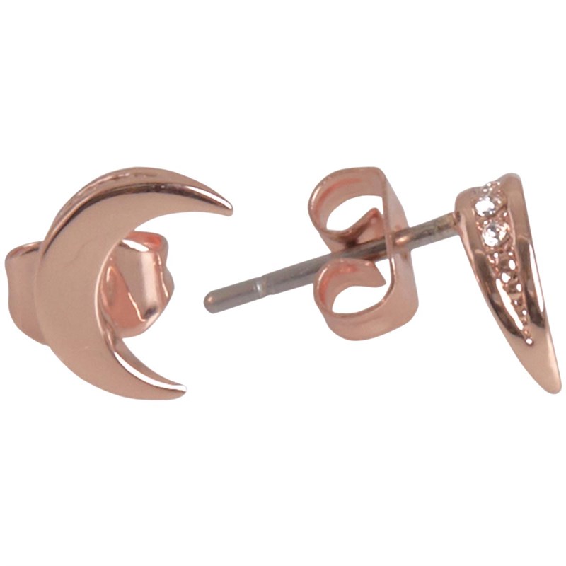Ted Baker Dames Marlyy Crescent Moon Stud Earrings Sieraden Rose Goud