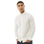 Ted Baker Mens Emmoo Long Sleeve Linen Shirt White