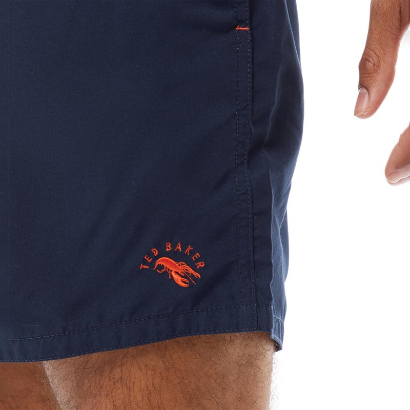 Ted Baker Shorts de Bain Riply Plain Swim Homme Bleu Marine