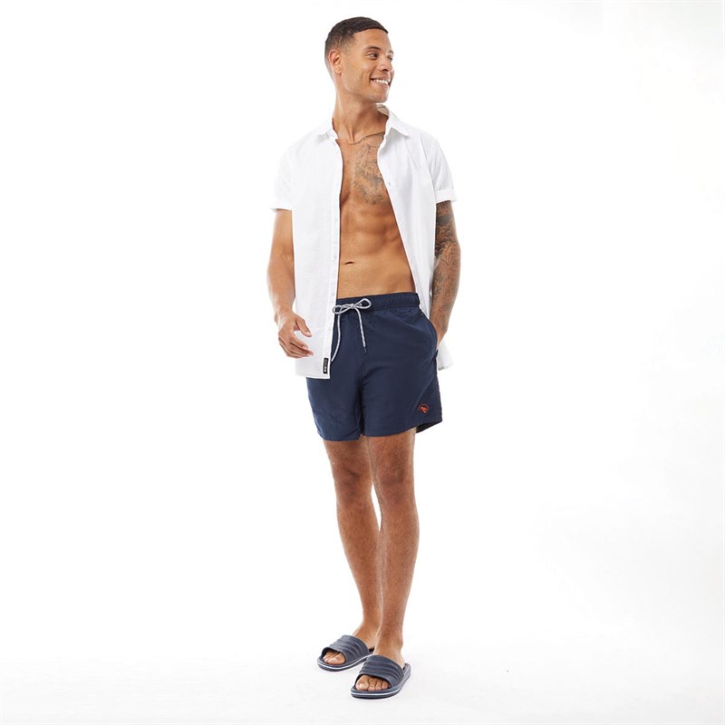 Ted Baker Shorts de Bain Riply Plain Swim Homme Bleu Marine