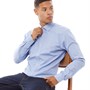Ted Baker Mens Garth Textured Endurance Shirt Blue