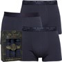 Ted Baker Mens Three Pack Cotton Trunks Navy/Navy/Navy