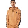 Ted Baker Herren French Terry Crossover Pieced Kapuzenpullover Hellbraun