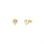 Ted Baker Womens Sersy Sparkle Heart Stud Earrings Gold Tone/Clear Crystal