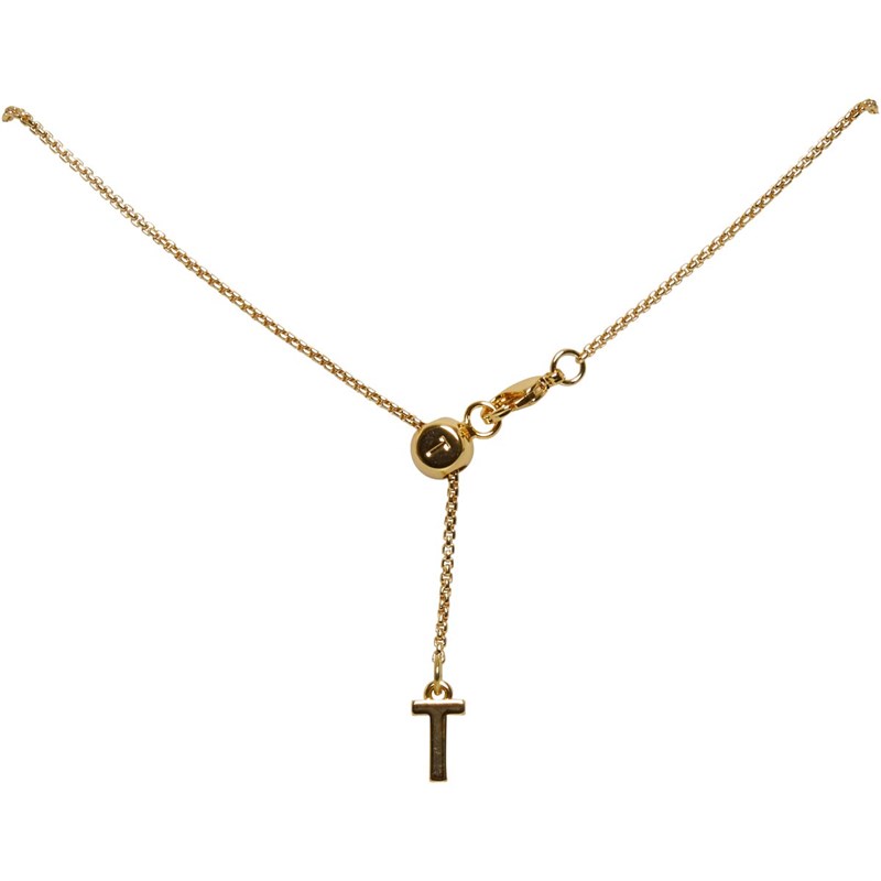 Ted Baker Womens Gemmarh Gem Button Pendant Gold Tone/Abalone Shell/Green Crystal