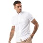 Ted Baker Mens Havefun Linen Short Sleeve Shirt White
