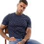Ted Baker Mens Chelday Bird Print T-Shirt Dark Navy