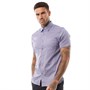 Ted Baker Mens Noroad Floral Geo Short Sleeve Shirt Blue
